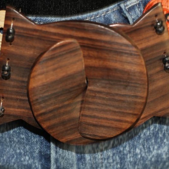 Unique Multi Colour Belt with Wooden Latch Hook main image 6